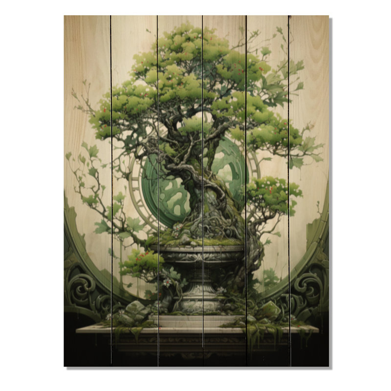 Japon Art Serene Bonsai II, 32" H x 24" W x 0.78" D