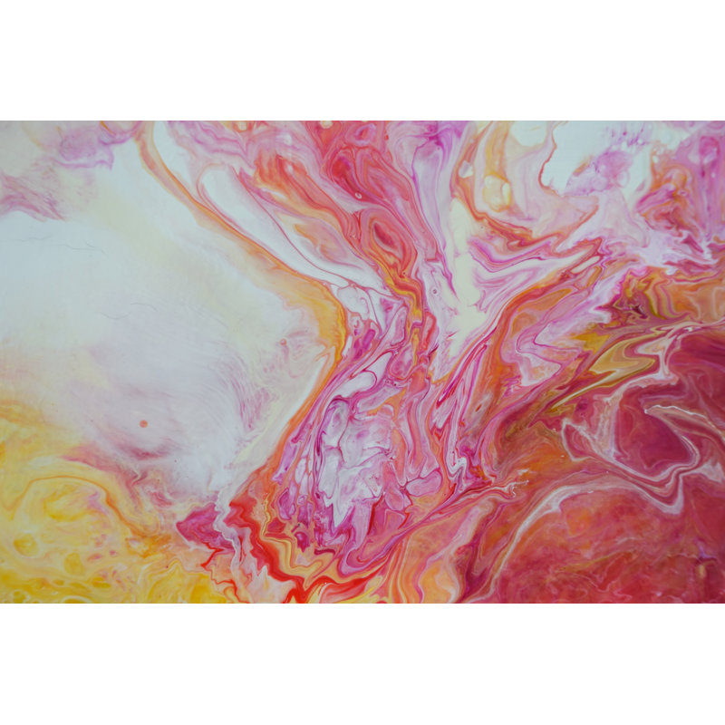 'Sweet Orange' - Wrapped Canvas Painting Print