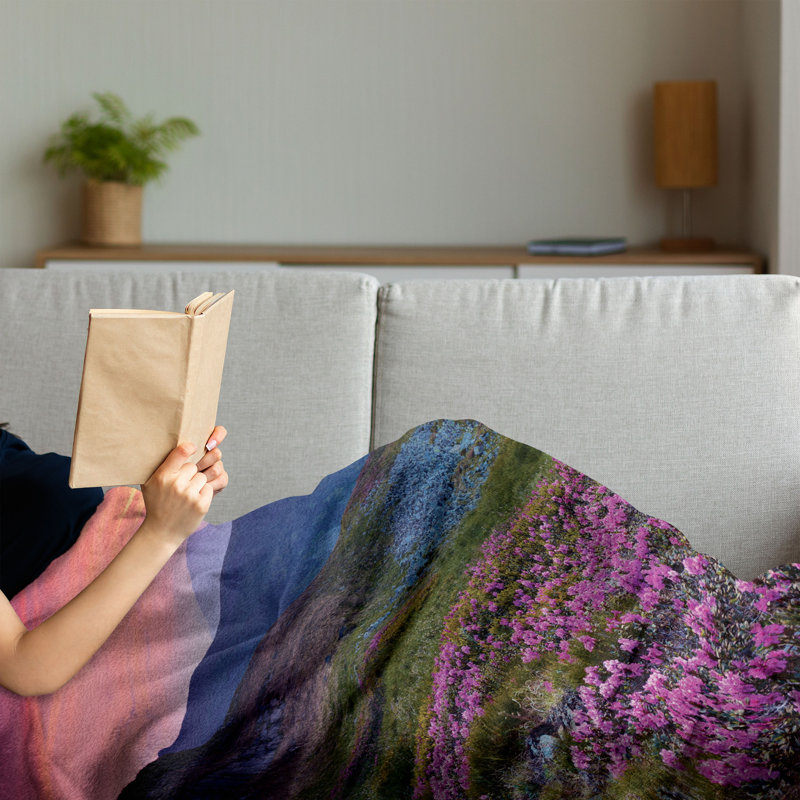 Hand Woven Throw Blanket, 50" x 70"
