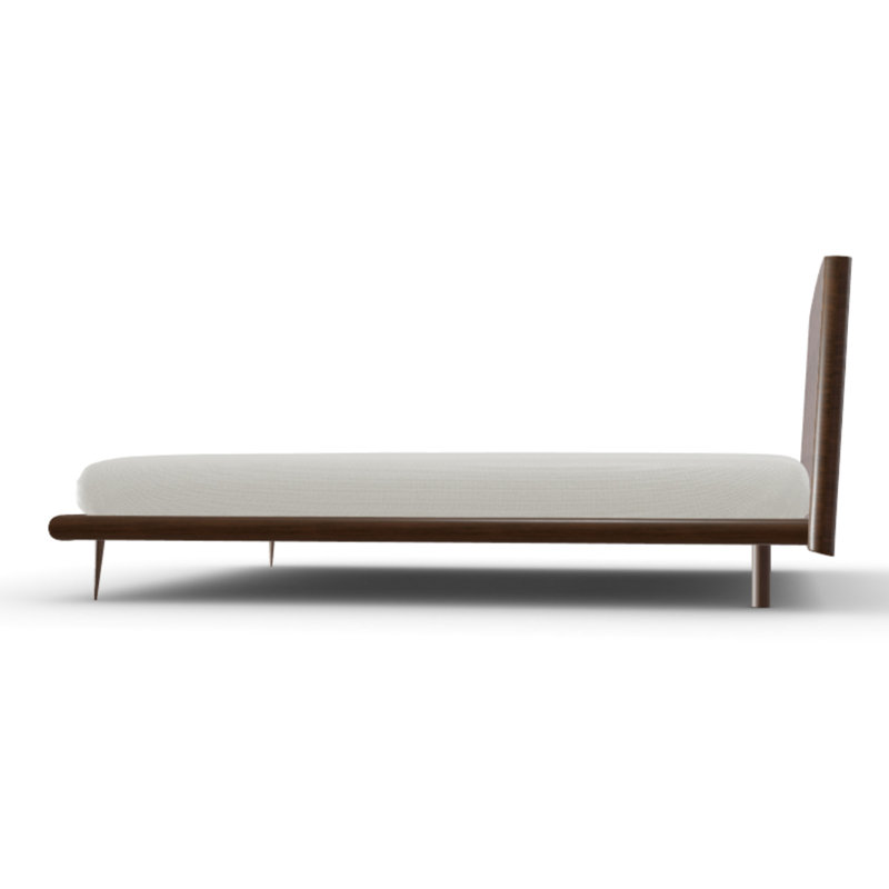 Platform Bed, King, Walnut