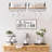Floating Wall Shelves For Kitchen Bathroom Coffee Nook With 10 Adjustable Hooks For Mugs Cooking Utensils Or Towel Rustic Storage Shelves Set Of 2/17X5.9 Inch (Carbonized Black)