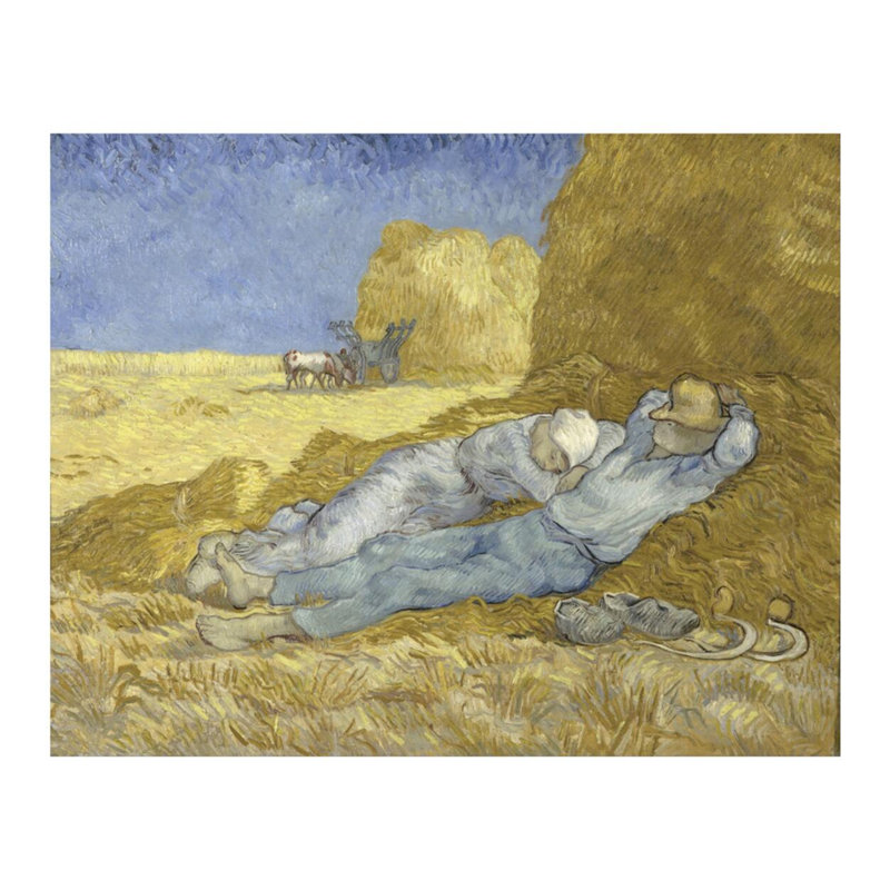 Noon - Rest from Work (after Millet) by Vincent van Gogh - Giclee Print, 16" H x 20" W