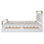 Lit plateforme avec rangement en bois et tiroirs Aad-114195808