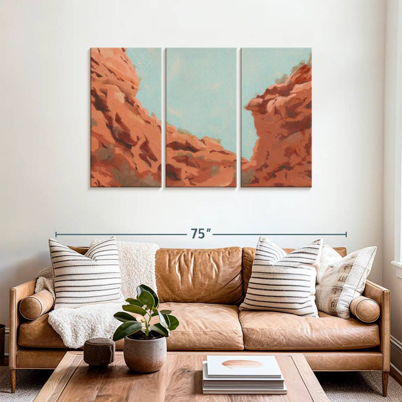 Alvord Red Rocks View I, H 36 po x l 57 po