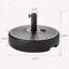 Socle de parasol autoportant en plastique