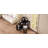 Corner Vanity Desk Set With Storage Cushioned Stool And Charging Station, Triangle Makeup Desk With Removable Pull-Out Side Cabinet, Glass Tabletop Makeup Vanity Desk With Drawer And Shelf-1317243757