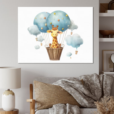 «Nursery Adorable Giraffe II», reproduction sur toile