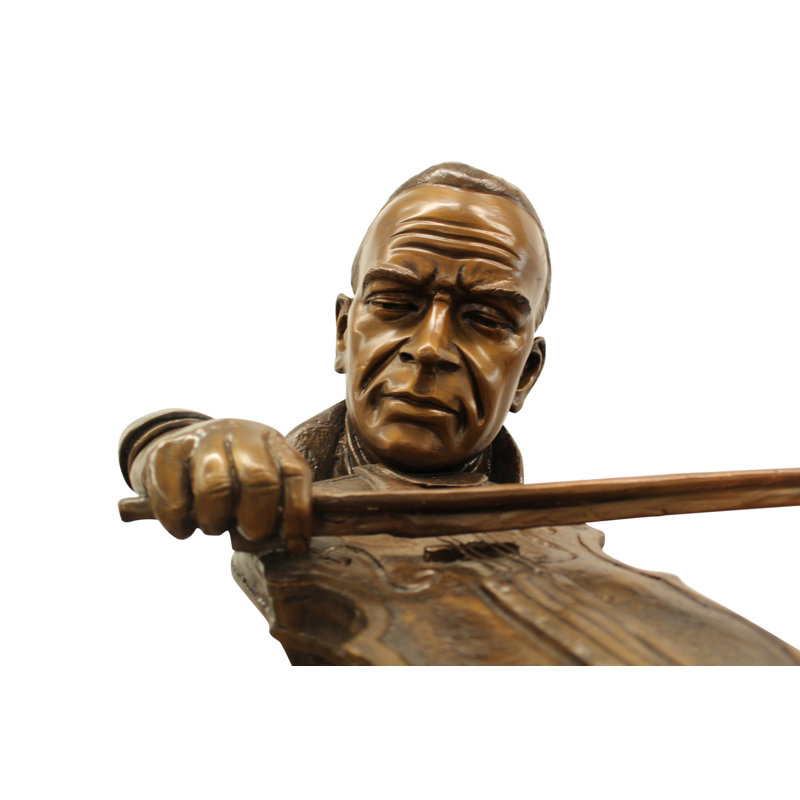 Nessa Musician Bust of Violin Musician Statue
