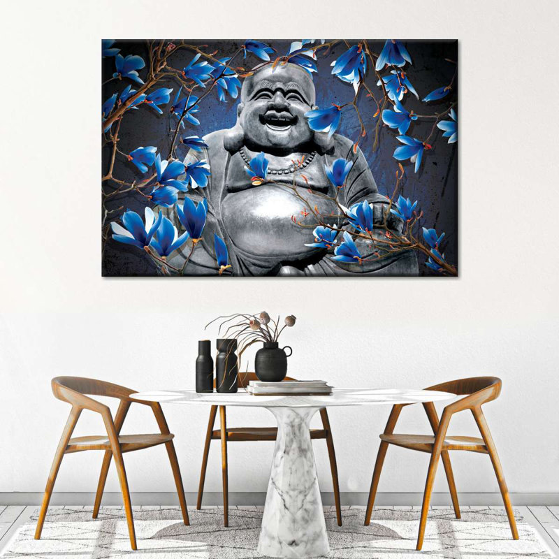 Fat Fat Buddha - Reproduction sur toile tendue, H 8 po x l 12 po x P 1 po