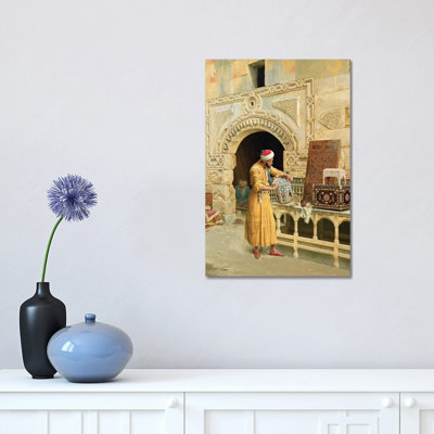 The Furniture Maker by Ludwig Deutsch - Wrapped Canvas Print