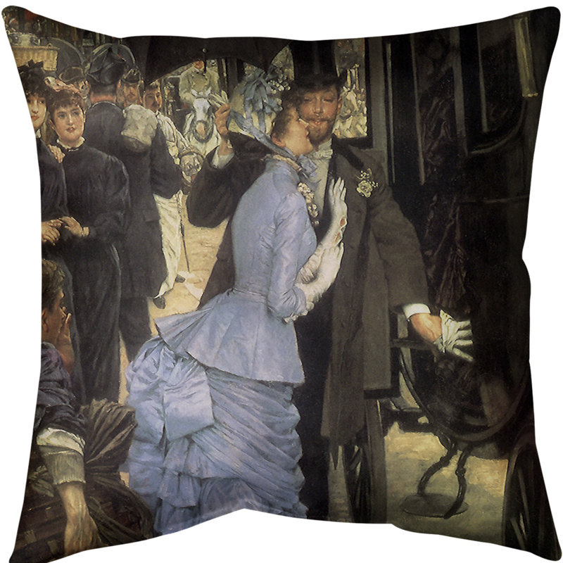 Coussin bridesmaid, 20 po x 20 po, Faux lin