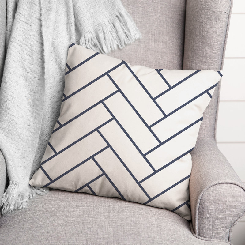 5 housses de coussin d'extérieur carrées et insert, Bleu, 20 po x 20 po