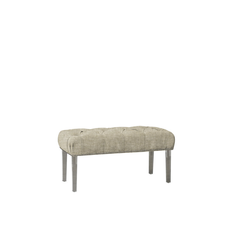 Banc rembourré Lazaro, Beige