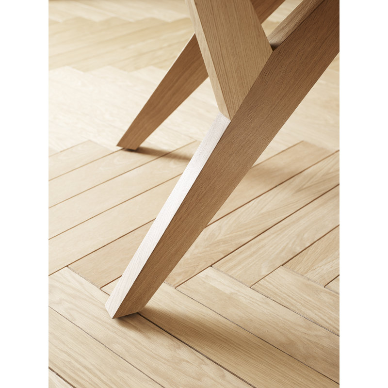 Portfolio120 Yarrow Solid Oak Dining Table, Natural