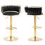 Tabouret de bar pivotant avec dossier Ginko-879315310-882844517