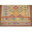 Tapis géométrique réversible en laine 5 x 7