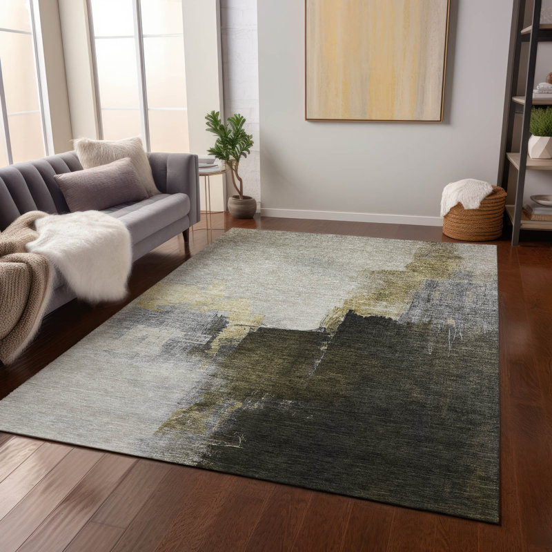 Tapis Chayil avec envers antidérapant, Rectangle 2 pi 6 po x 3 pi 10 po