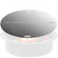 Fire Pit Lid Round 40 Inch Foldable Fire Pit Ring Snuff Cover 430 Stainless Steel Fire
