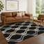 Tapis Mid-Century moderne lavable à la machine intérieur / extérieur Chantille ACN2326-1303817863