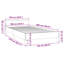 Base de lit en tissu Pranavi vidaXL, support de lattes, sans matelas-1495592254-1495592253