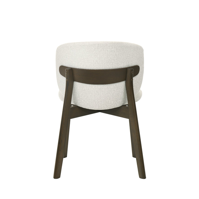 Chaises d'appoint de salle à manger revêtues de chenille Mallin