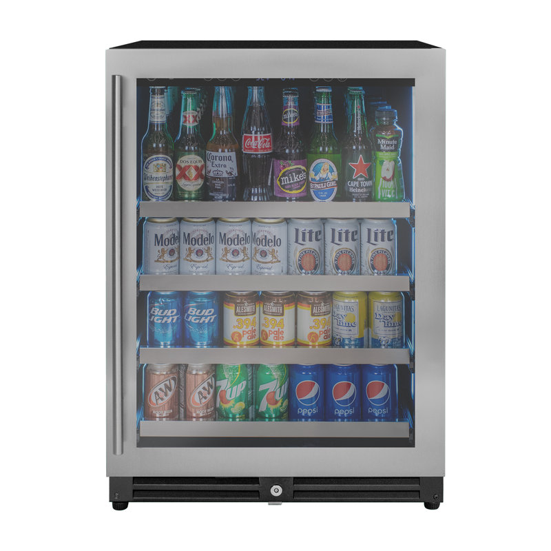 Stainless Steel Right Hinge Beverage Center
