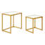 Glass Top Frame Nesting Tables-1566707491