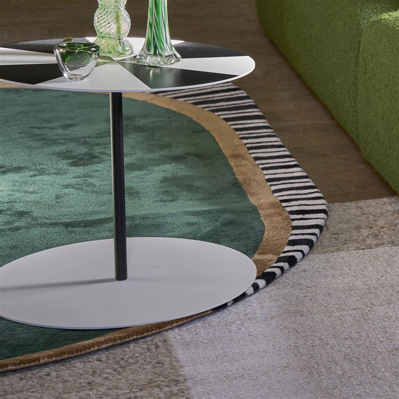 Koshi Oval Rug, Malachite