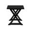 Table d'appoint, bout, table d'appoint, carré, table de chevet, chambre à coucher, lampe, placage noir, transitionnel-2109930796