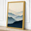 Mountains in Mist Scandinavian - Wrapped Canvas-1827625427-1827625438