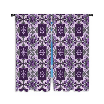 Paire de rideaux obscurcissant en polyester
