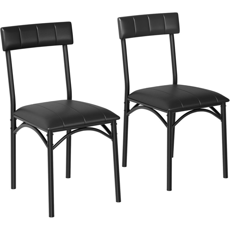 Ensemble de 2 tabourets de bar avec repose-pieds