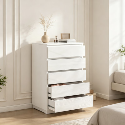 70 cm W Chest of 5 Drawers