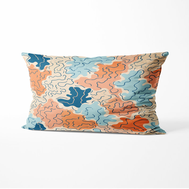 Coussin Abstract Abstract, H 12 po x l 20 po