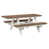 Antique Mahogany/White
