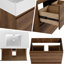 Ensemble de meuble-lavabo sur pied simple 30 po, meuble-lavabo sur pied avec lavabo en résine, 2 tiroirs-2066608888-2066608891