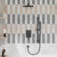 Système de douche à pluie complète Slidea avec valve brute et barre coulissante-63308436
