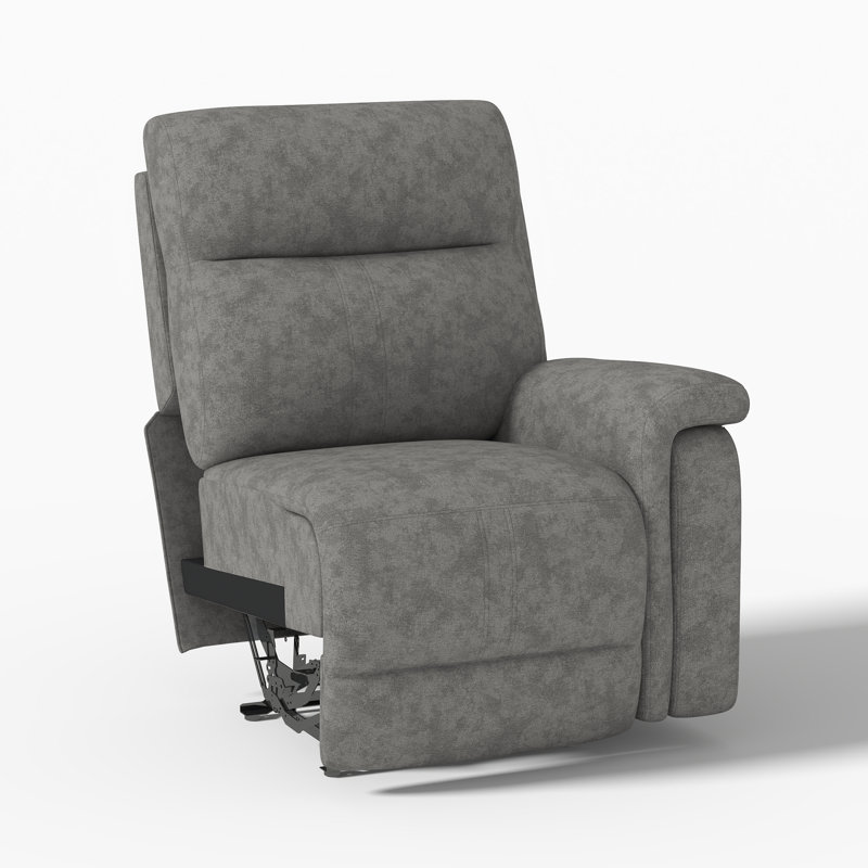 Right Armrest Power Recliner, Gray