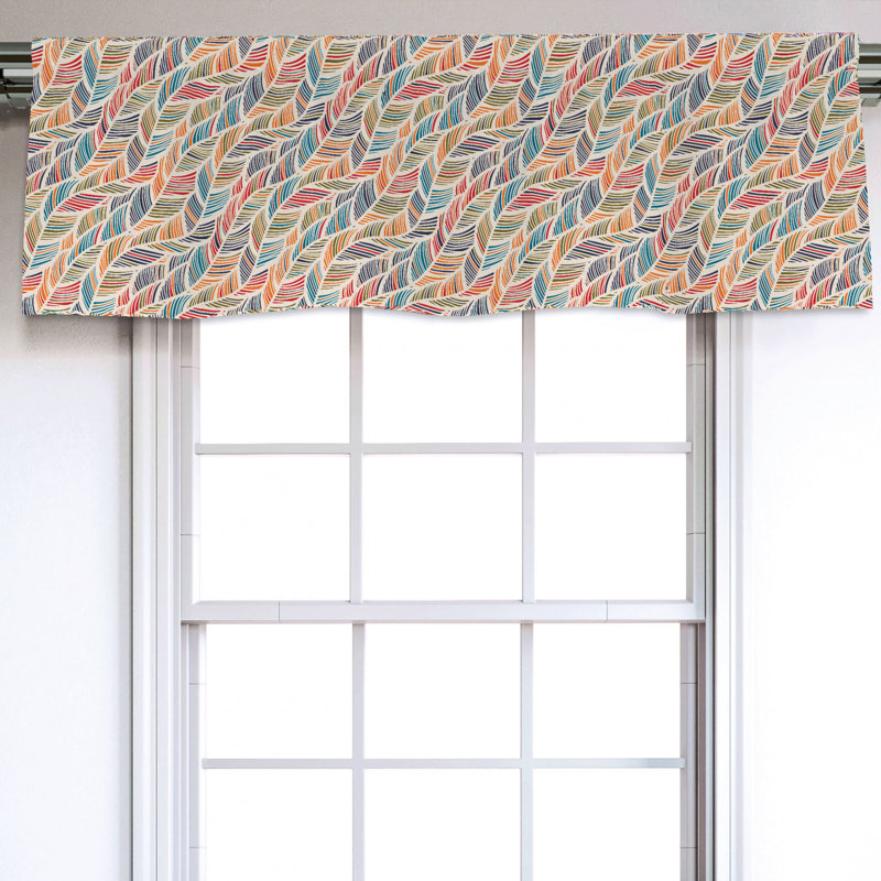 Sateen Ruffled Window Valance