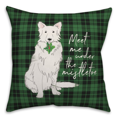  Housse de coussin rencontre «Me rencontre sous le gui»