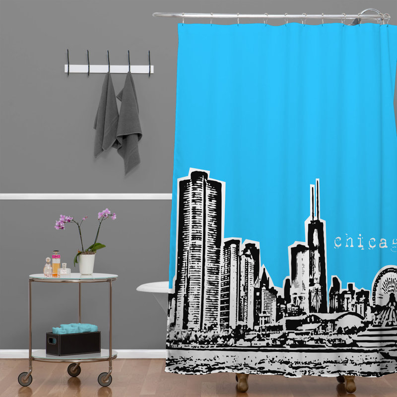 Bird Ave Modern Shower Curtain