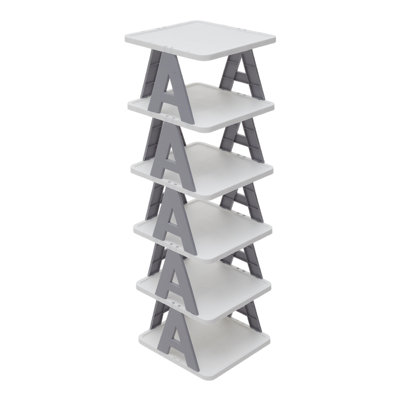 6 Pair Shoe Rack