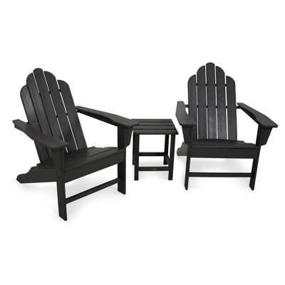 POLYWOOD Long Island Adirondack 3-Piece Set