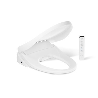 Siège de toilette de bidet allongé Purewash E835 avec télécommande