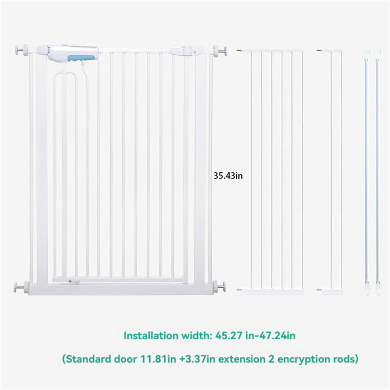 35,43 po H 4 panneaux, H 35,43 po x l 45,27 po x P 1,57 po