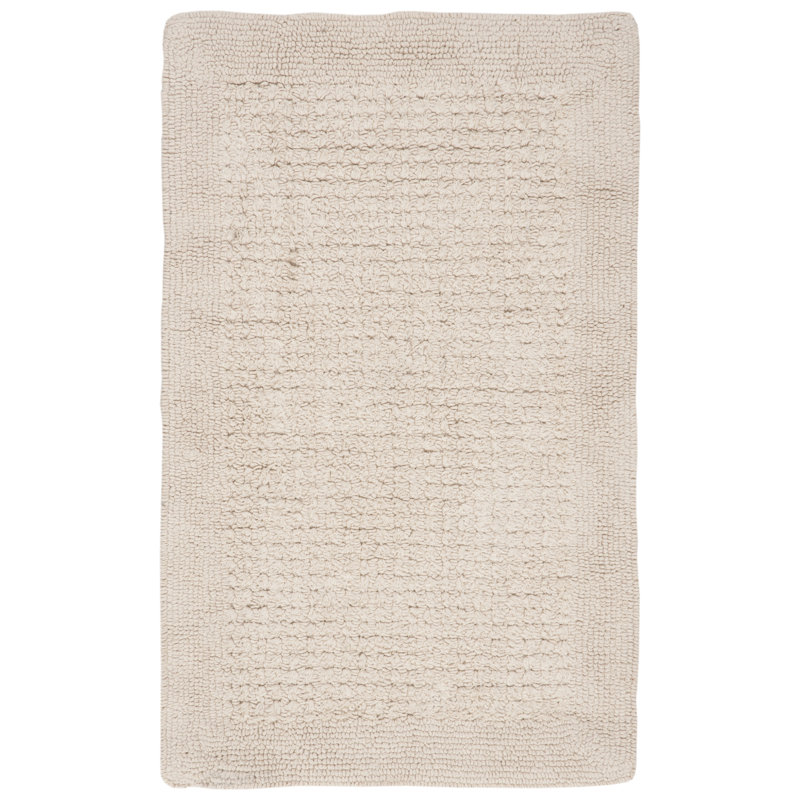 Ardoth Bath Hand Tufted Cotton Rug, Rectangle 1'9" x 2'10"