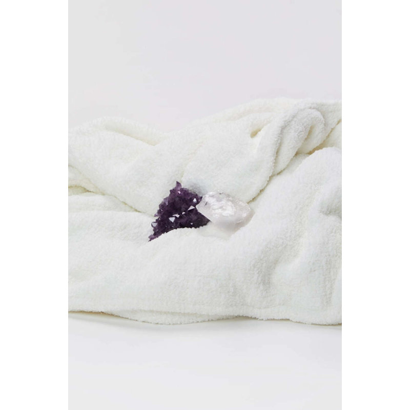 Snug Weighted Throw Blanket, Off White