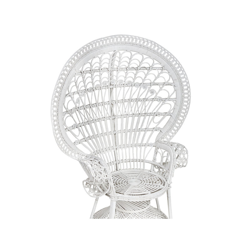Marybeth Upholstered Armchair, White