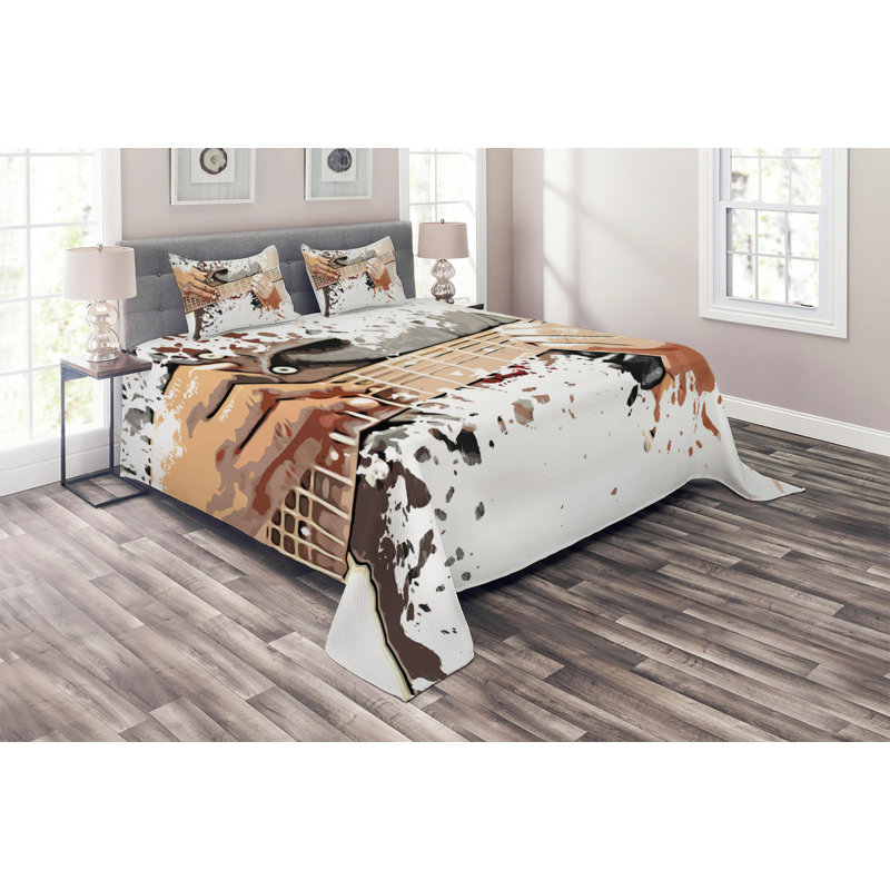 Coverlet, King Bedspread + 2 Shams