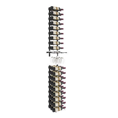 Izac 45 Bottle Wall Mounted Wine Bottle Rack by Rebrilliant